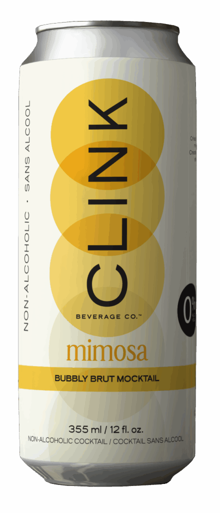 Mimosa Bubbly Brut Mocktail by Clink Beverage Co.